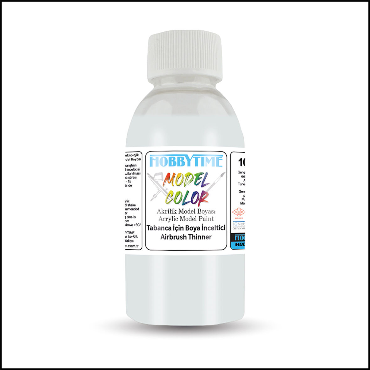 Hobbytime 555 100 ml. Tabanca için Boya İnceltici (Airbrush Thinner)