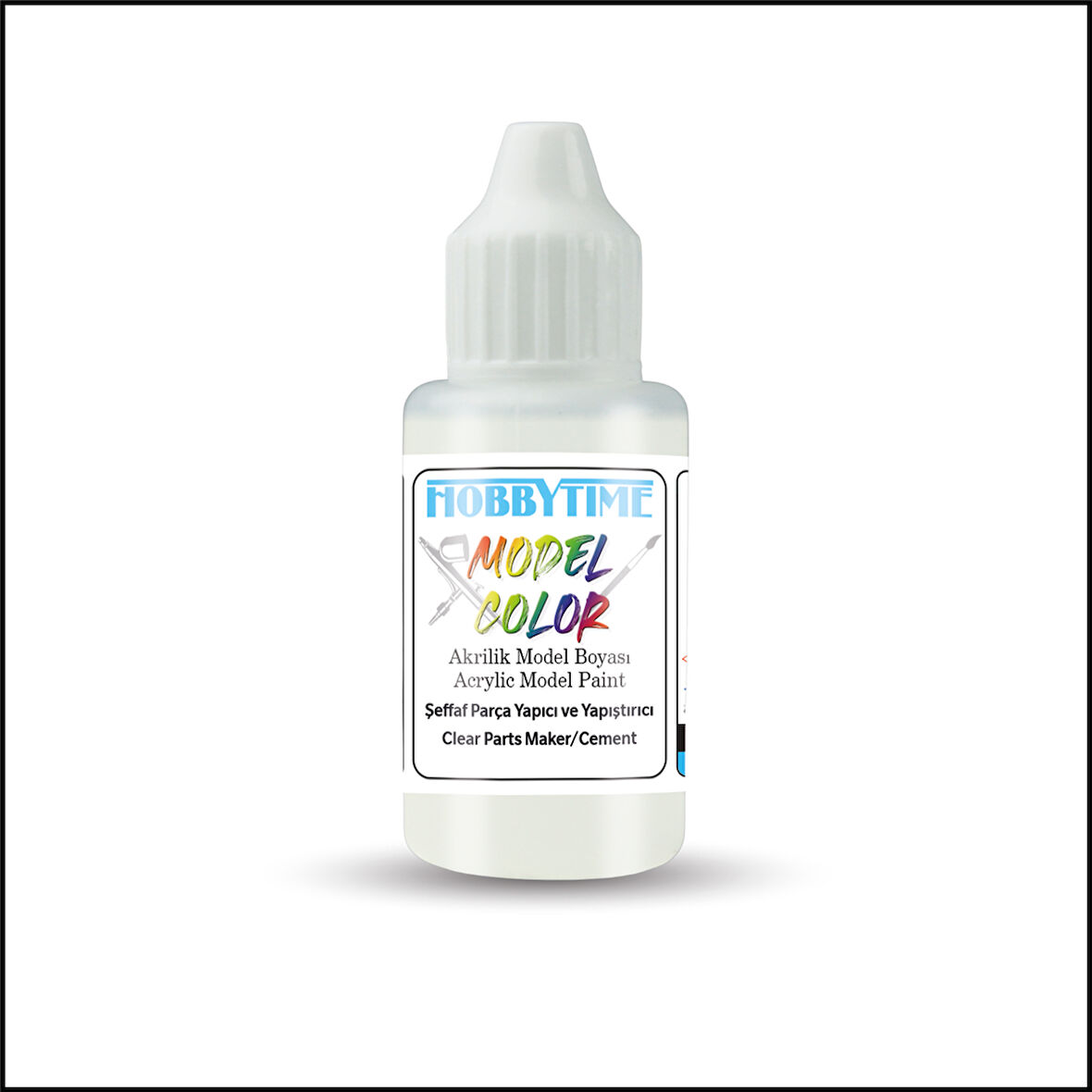 Hobbytime 569 18 ml. Şeffaf Parça Yapıcı ve Yapıştırıcı (Clear Parts Maker/Cement)