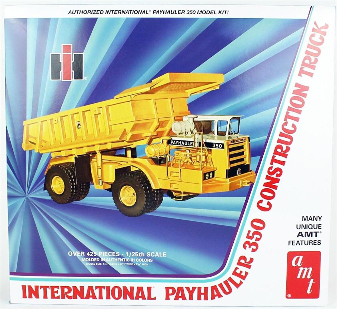 AMT 1209 1/25 International Payhauler 350, Demonte Plastik Maden Kamyonu Maketi