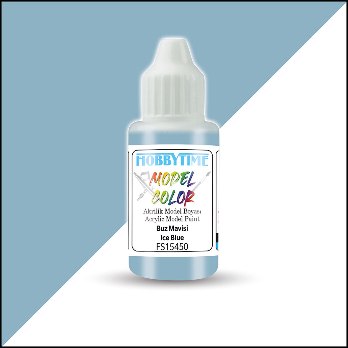 Hobbytime 427 18 ml. FS15450 Buz Mavisi (Ice Blue), Akrilik Model Boyası