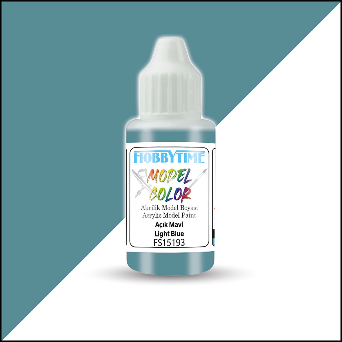 Hobbytime 428 18 ml. FS15193 Açık Mavi (Light Blue), Akrilik Model Boyası