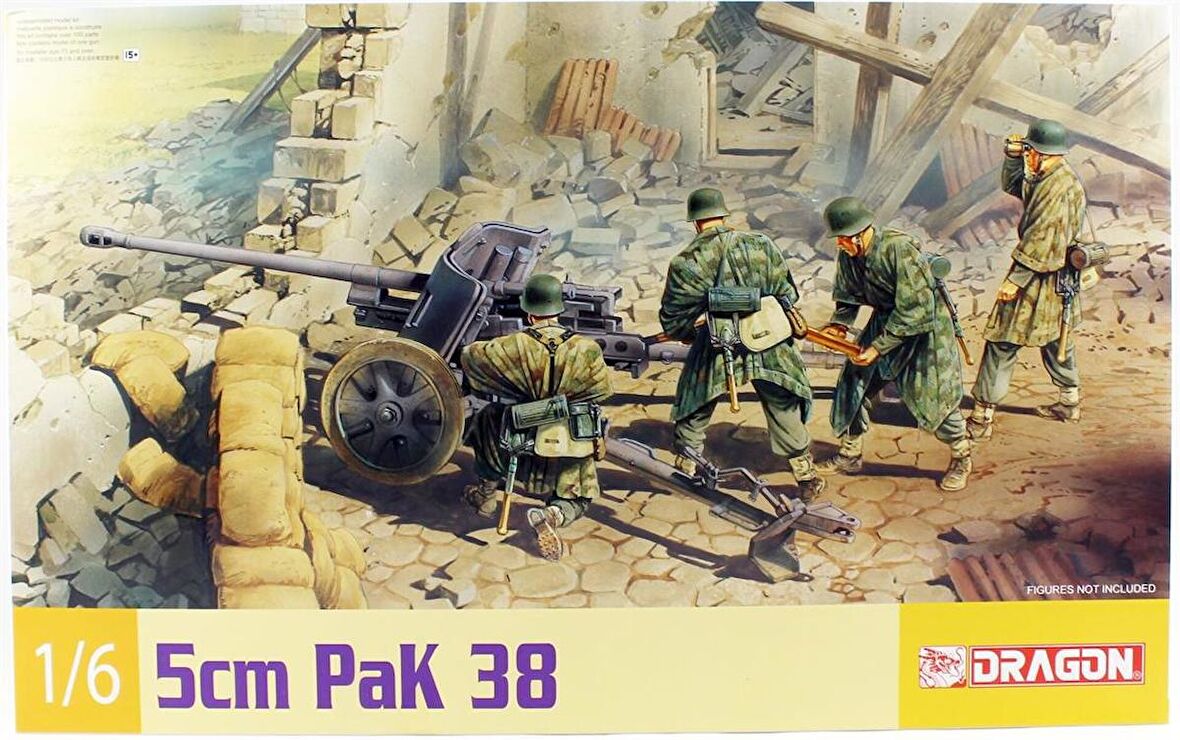 Dragon 75016 1/6 Ölçek 5cm PaK 38 Topu Plastik Model Kiti