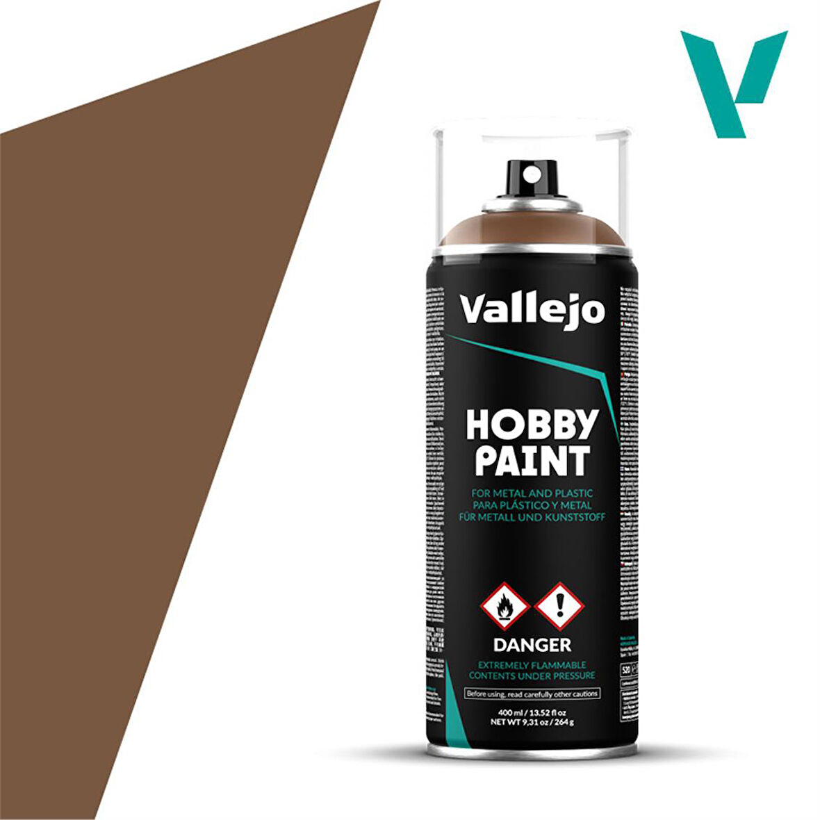 Vallejo 28019 400 ml. Beasty Brown, Sprey Model Boyası