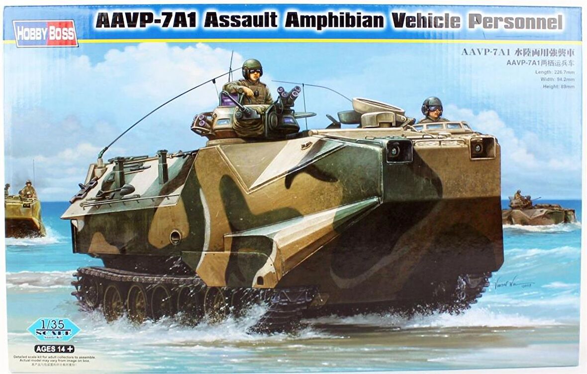 Hobbyboss 82410 1/35 AAVP-7A1 Amfibi Hücum Aracı M