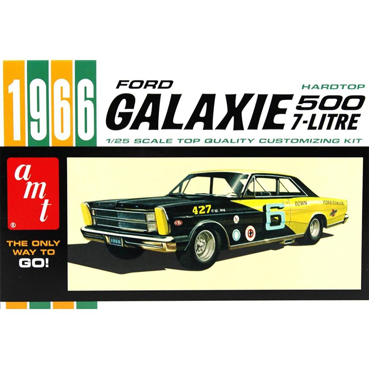 AMT 904 1/25 1966 Ford Galaxie Araba Demonte Plastik Maketi