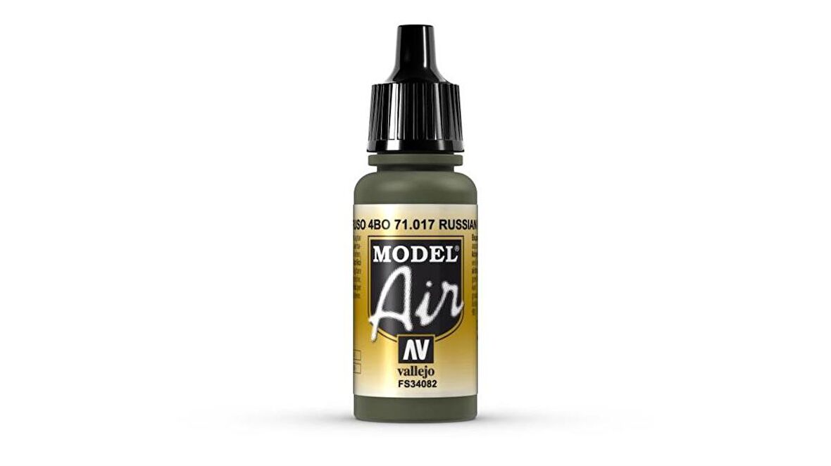 Vallejo 71017 17 ml. Russian Green 4BO, Model Air Serisi Model Boyası