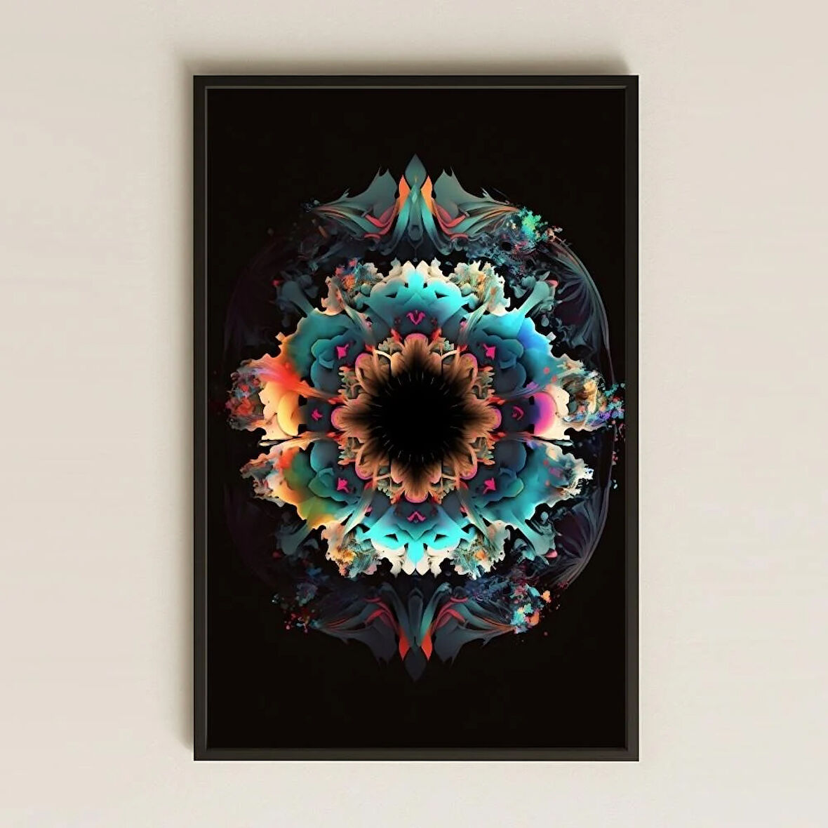 UV Baskılı Mandala Tablo - Derinliğin Gizemi