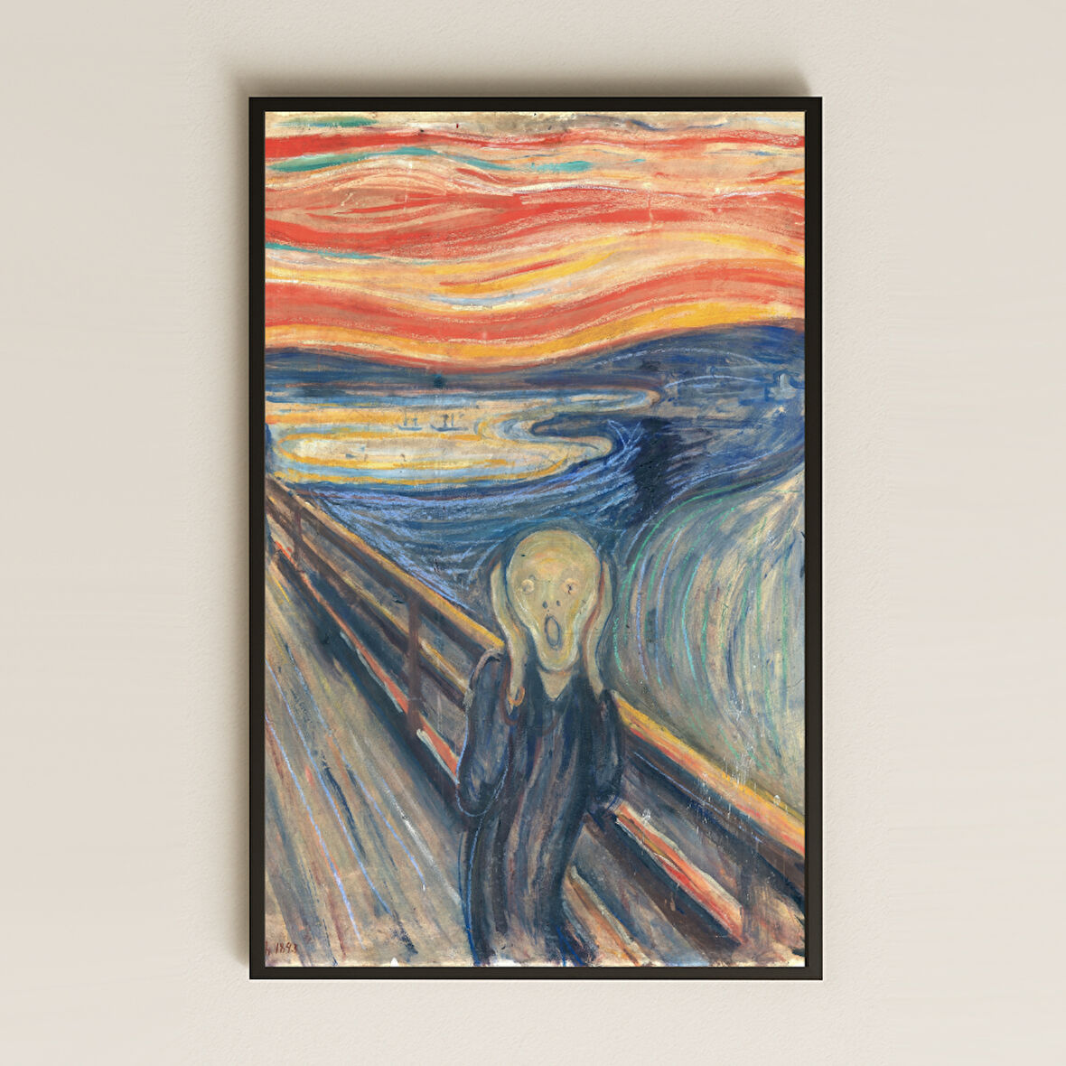 Edvard Munch Çığlık Tablo UV Baskı
