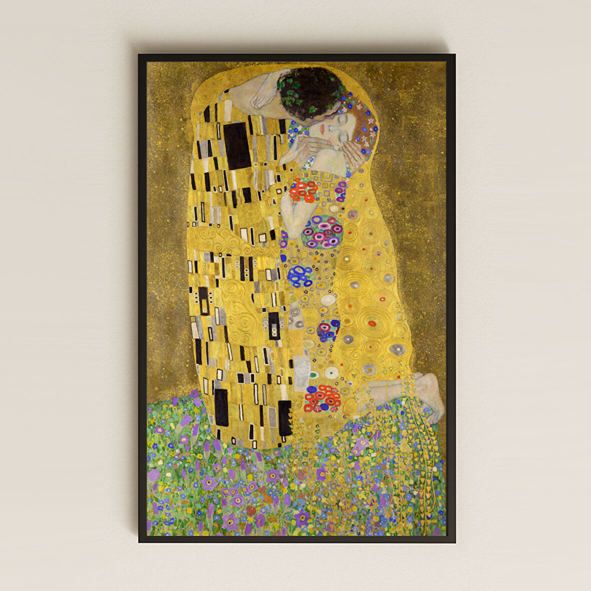 Gustav Klimt Öpücük Tablo UV Baskı