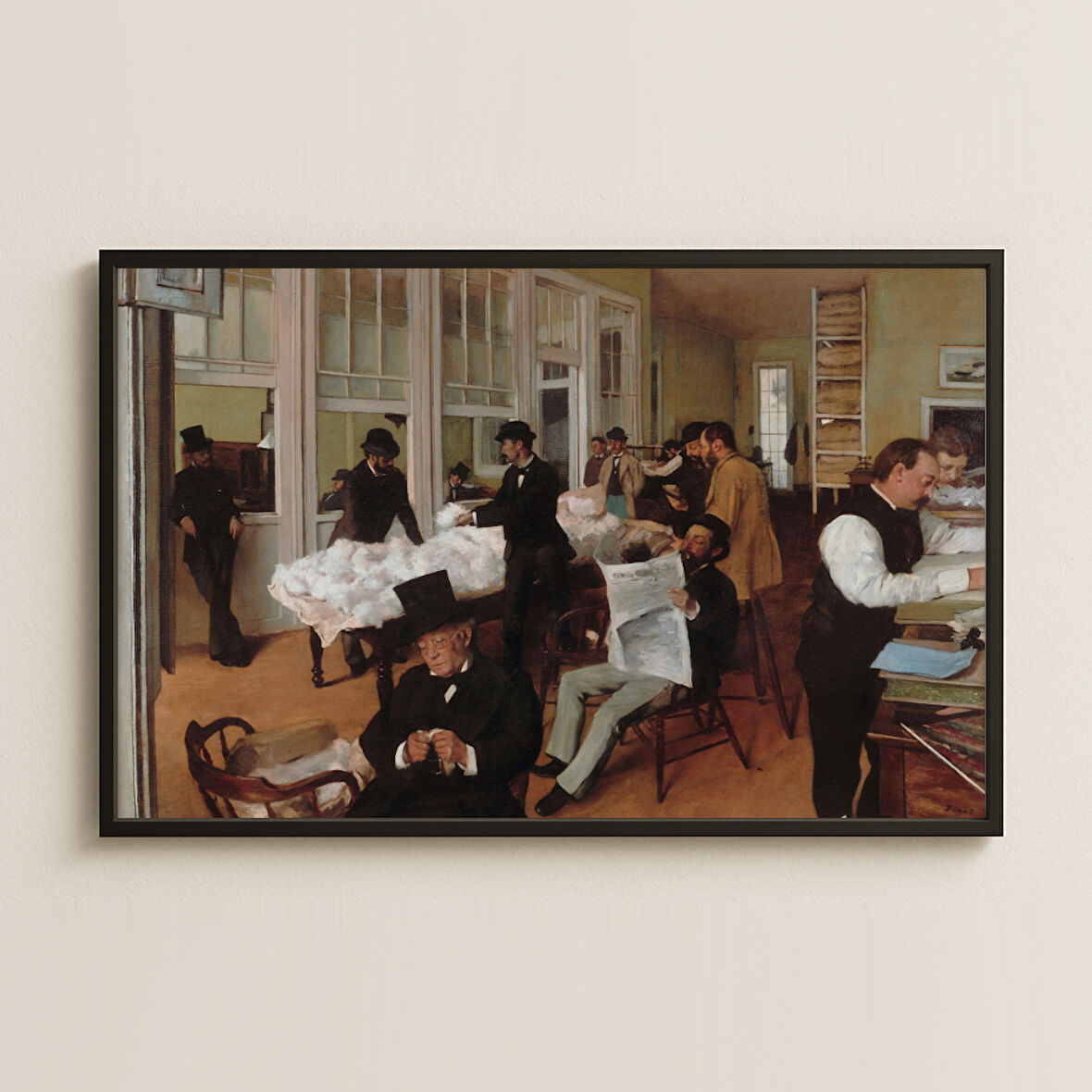 Edgar Degas Pamuk Ofisi UV Baskı Tablo