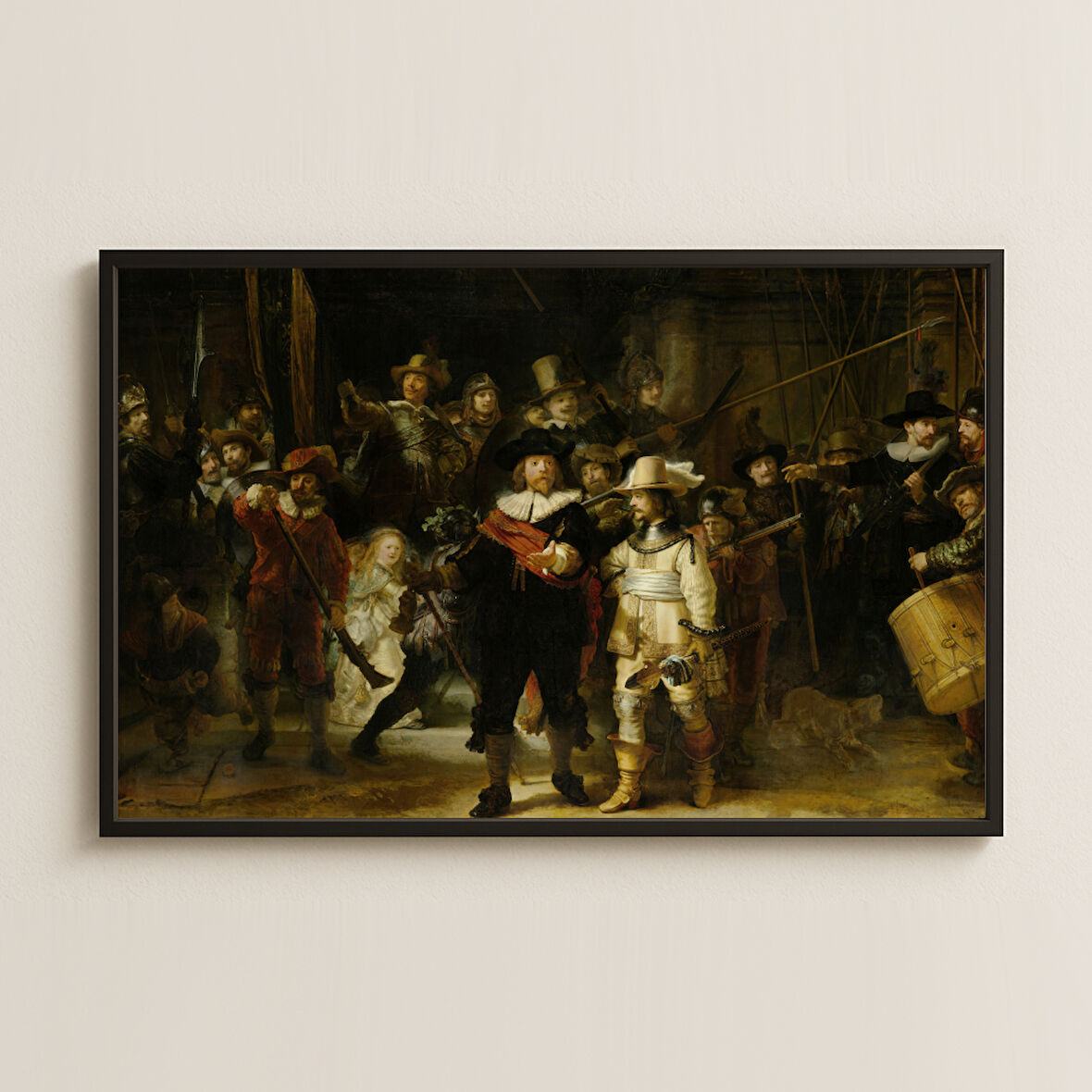 Rembrandt Gece Devriyesi UV Baskı Tablo