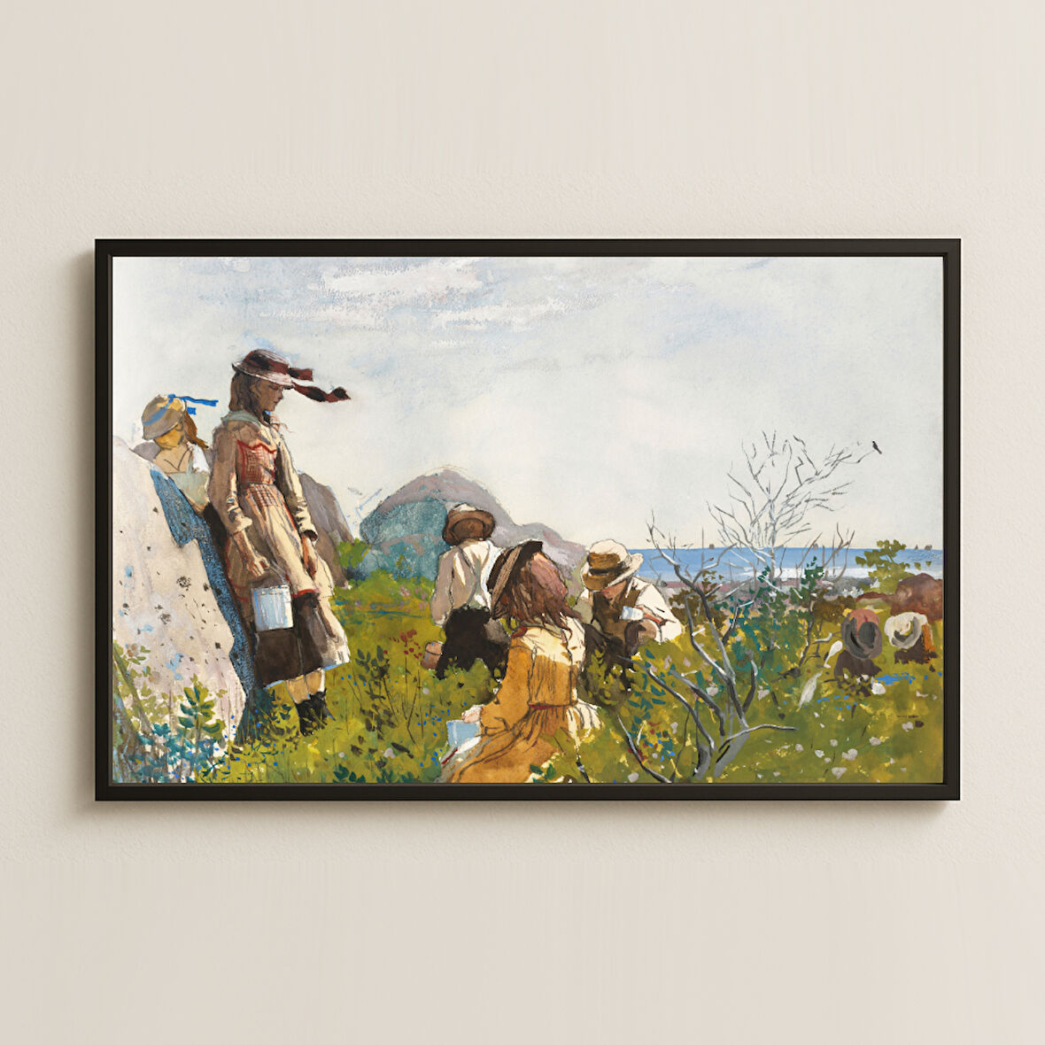 Doğa Gözlemi Temalı UV Baskılı Çocuklar Tablosu