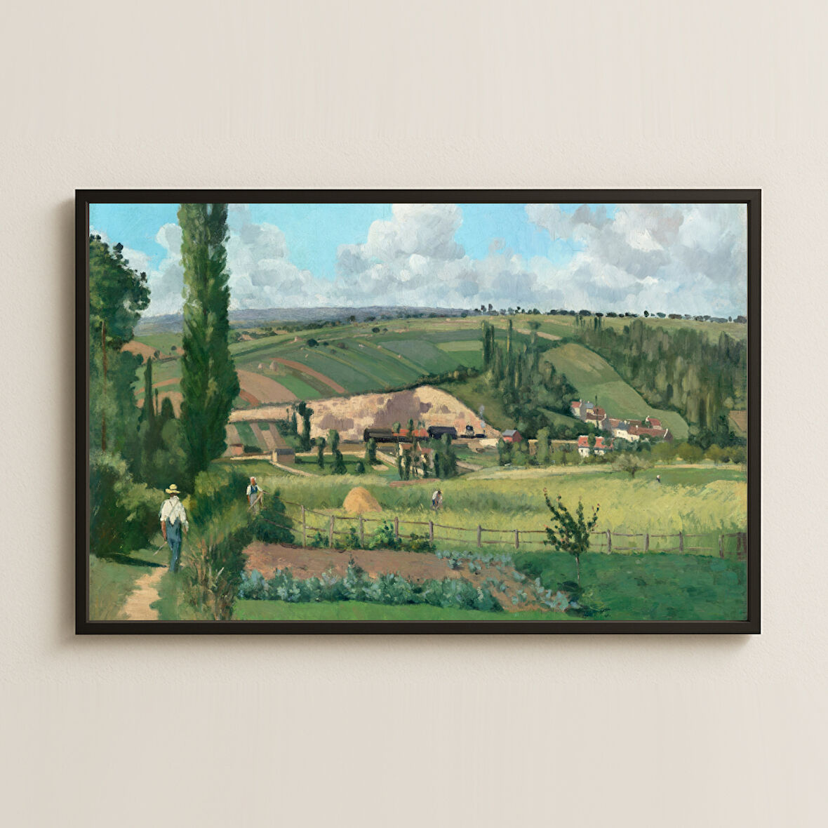 Kırsal Panorama - UV Baskılı Manzara Sanat Tablosu