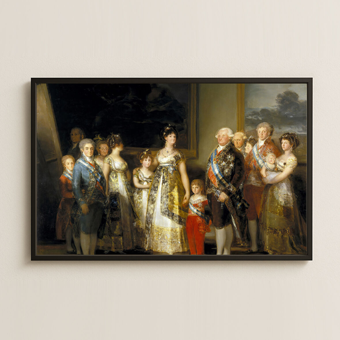 Kraliyet Ailesi Portresi - UV Baskılı Klasik Tablo