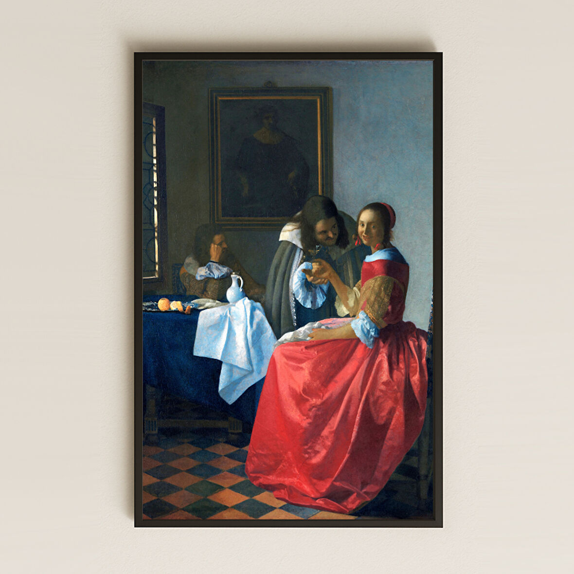 Vermeer'in Ziyafeti - UV Baskılı Klasik Sanat Tablosu