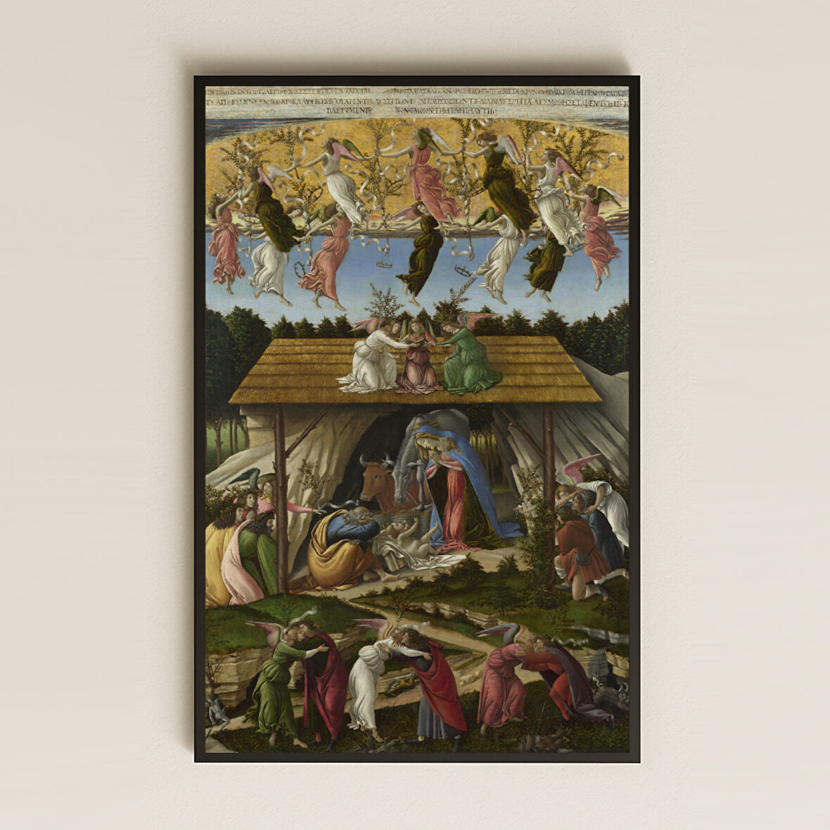 Botticelli Mistik Doğum Tablosu - Rönesans İkonografisi Sanatı