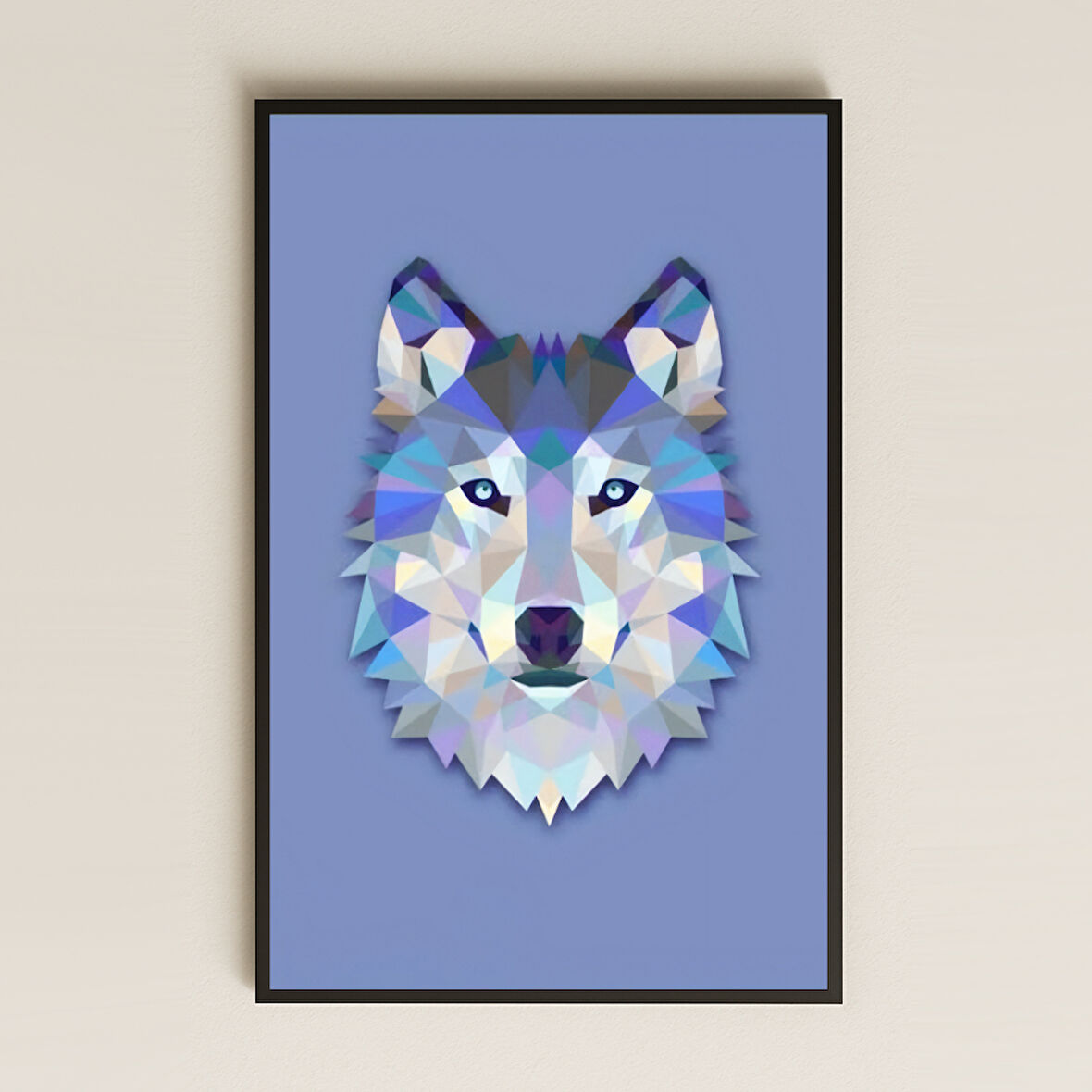 Geometrik Kurt Dijital Tasarım Pleksi Tablo