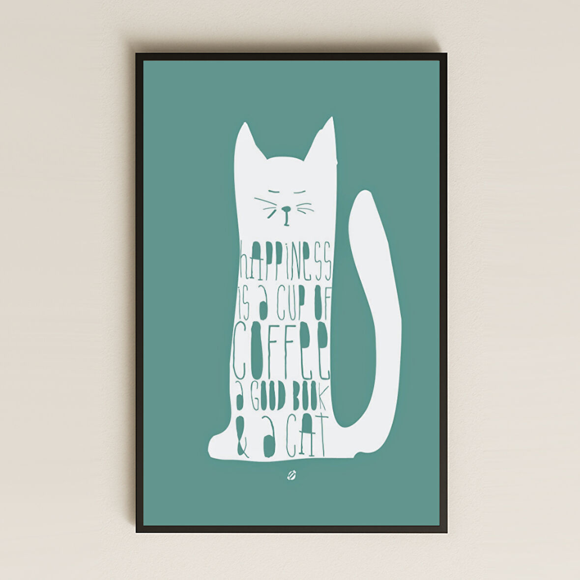 Mutlu Corgi İllüstrasyonu Dijital Sanat Pleksi Tablo