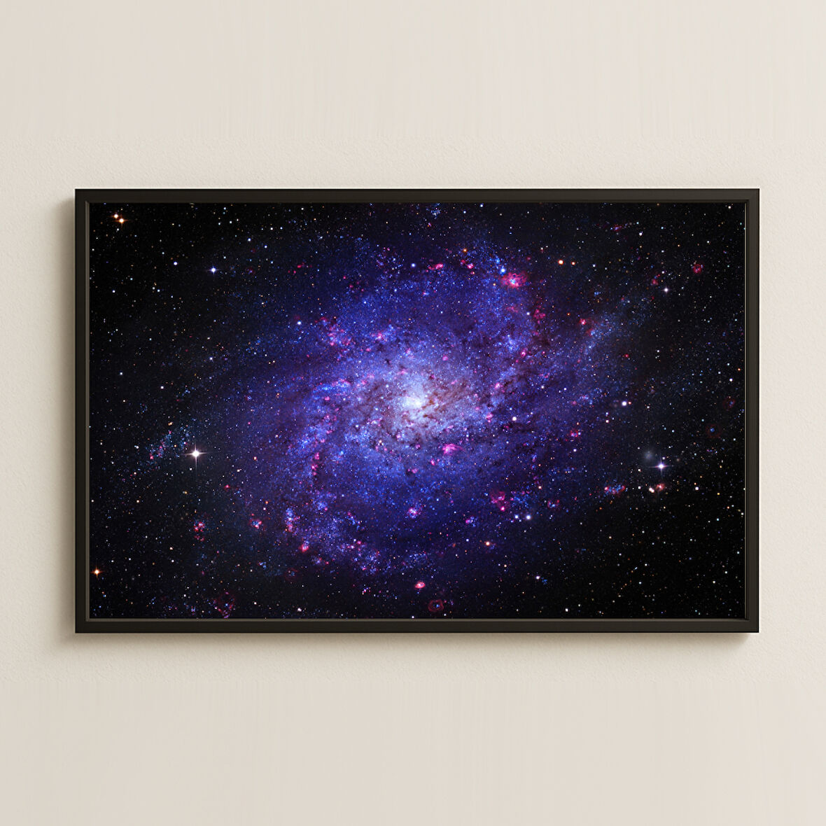 Galaksi Manzaralı Pleksi Tablo - Uzay Temalı Duvar Dekoru