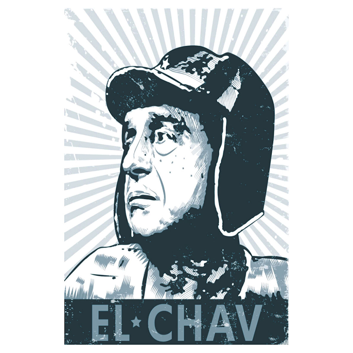 El Chavo İkonik Stil Retro Poster Tasarımlı MDF Tablo