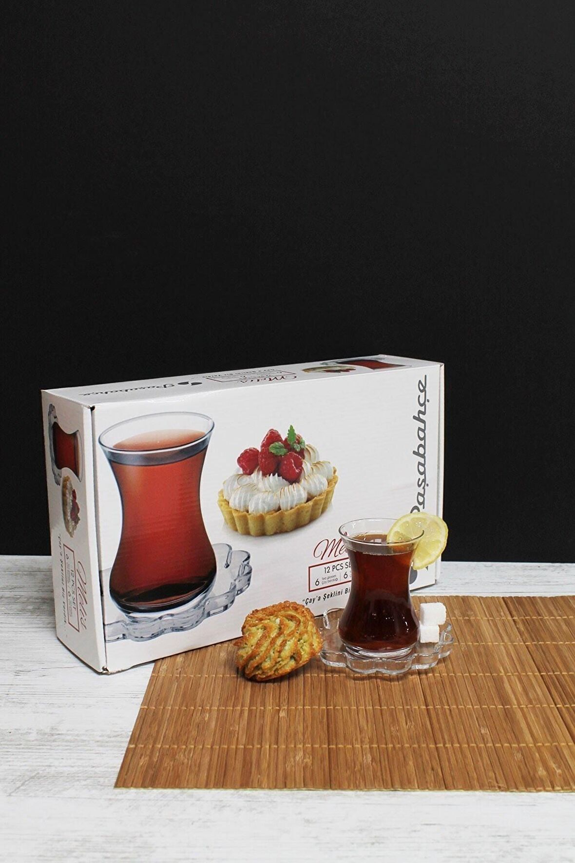 Paşabahçe melis çay seti - çay bardağı takımı 12 parça 96293