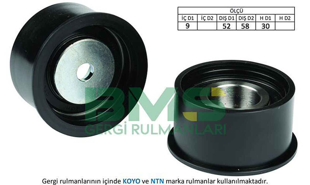 EKSANTRİK GERGİ RULMANI ASTRA F 93-01 - VECTRA A 89-00 1.8i 16V-2.0i 16V- OMEGA B 2.0 16V 94-03