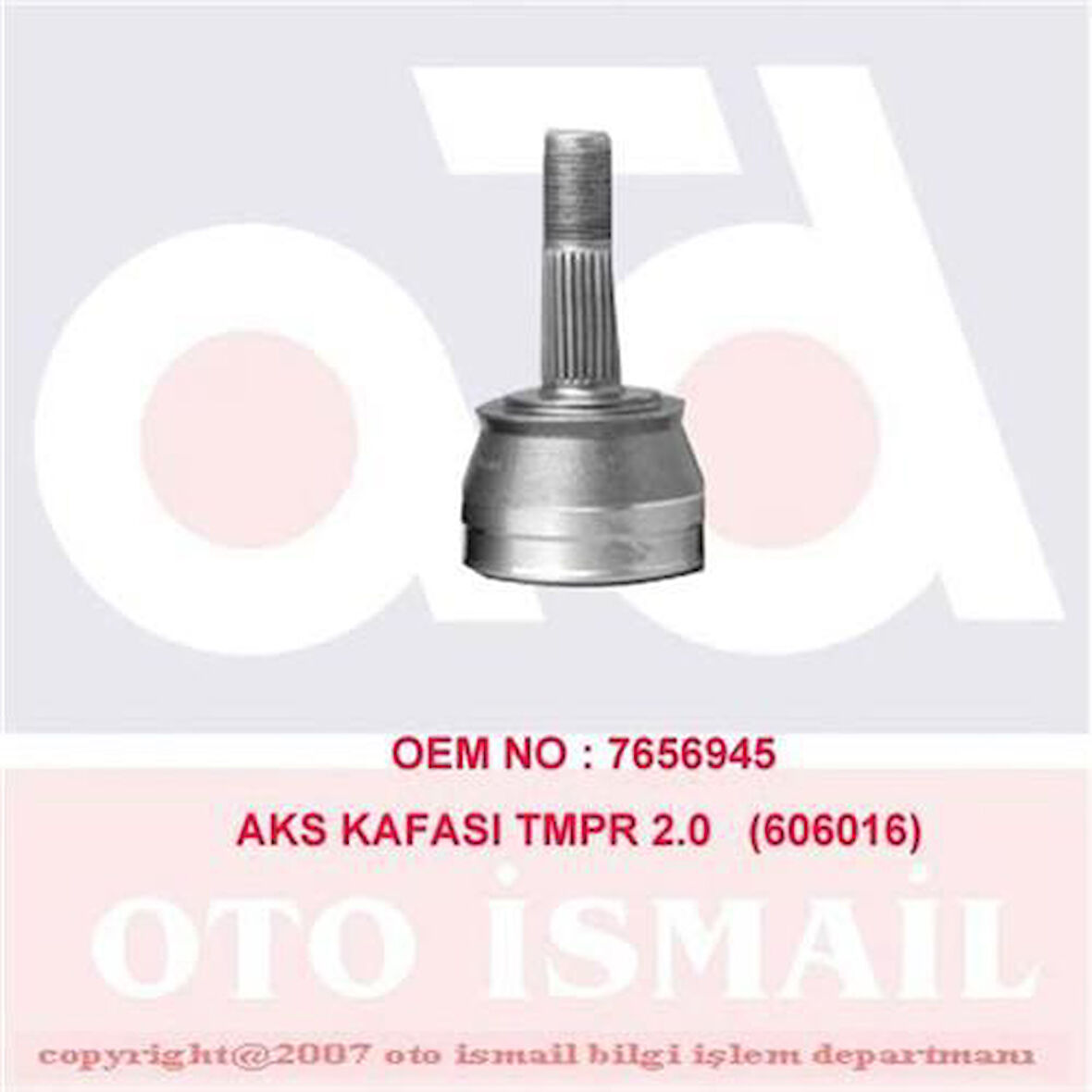 x AKS KAFASI DIŞ TMPR 2.0 ABS SİZ 150016