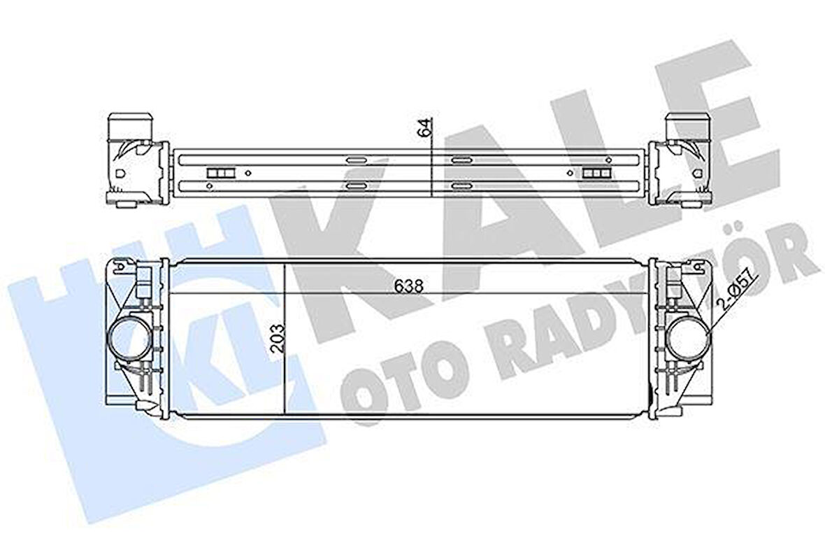 TURBOSARJ RADYATORU MERCEDES SPRINTER B906 . VW CRAFTER 30-35-50