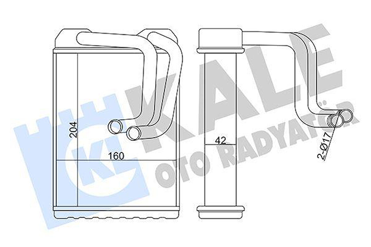 KALORİFER RADYATÖRÜ HONDA ACCORD 2.0L F20A CB3 90-93 - ALEMİNYUM