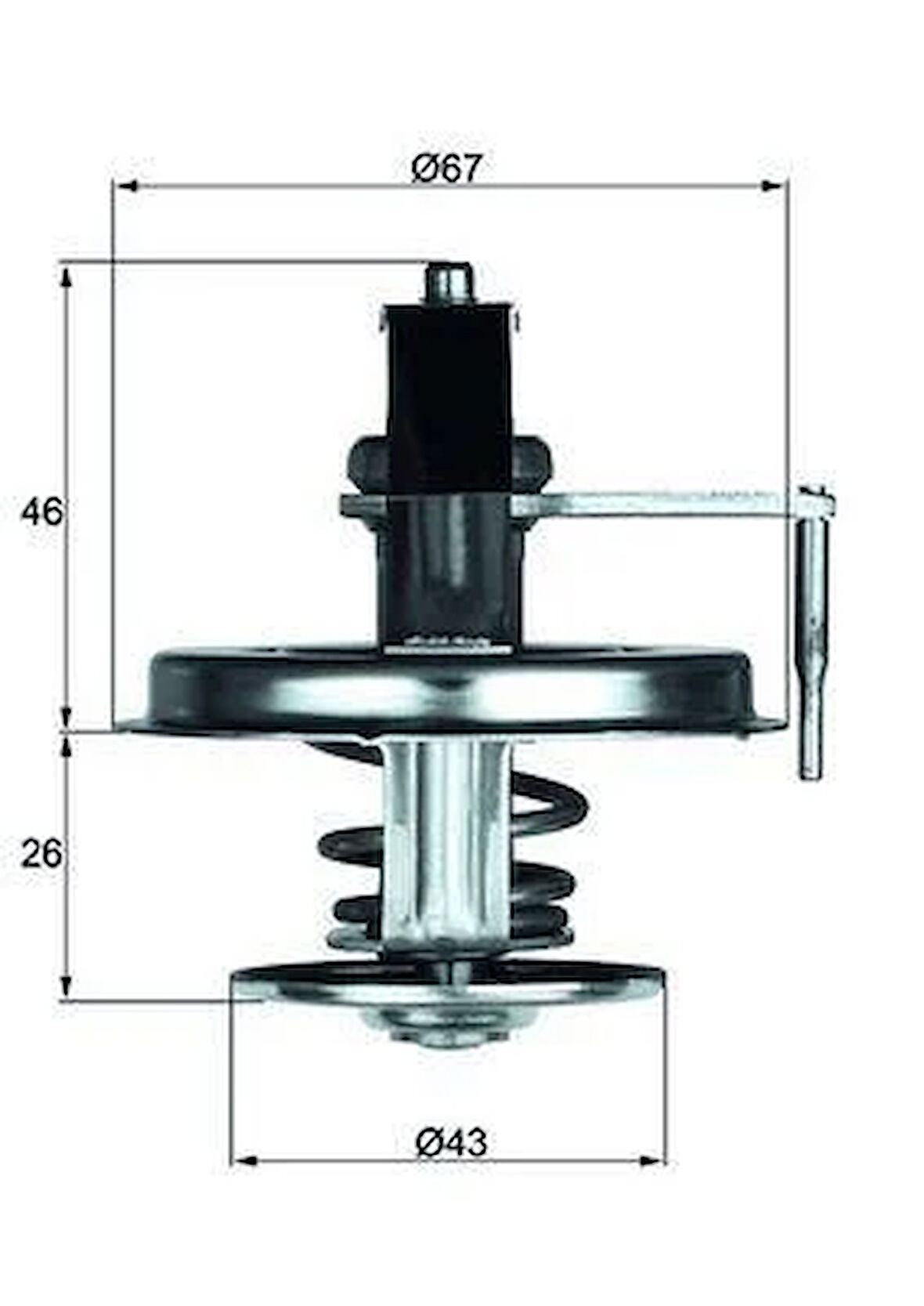 TERMOSTAT 84 C MERCEDES S-CLASS M116 M117 W126 C126