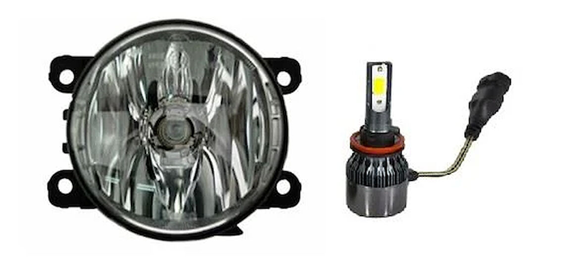 SİS FARI SAĞ-SOL LED XENON AMPÜLLÜ CLIO IV-CAPTUR-MGN III-FLEUNCE-KNG-SCENIC III-LOGAN II-DUSTER SANDERO II-TRAFİC II-MEGANE IV