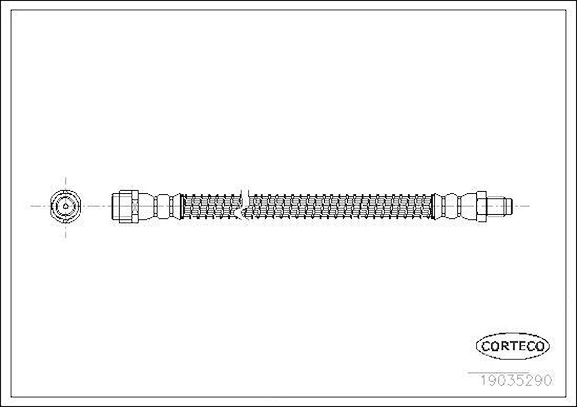 FREN HORTUMU ARKA MERCEDES S-CLASS W221 W222 C216 C217 A217