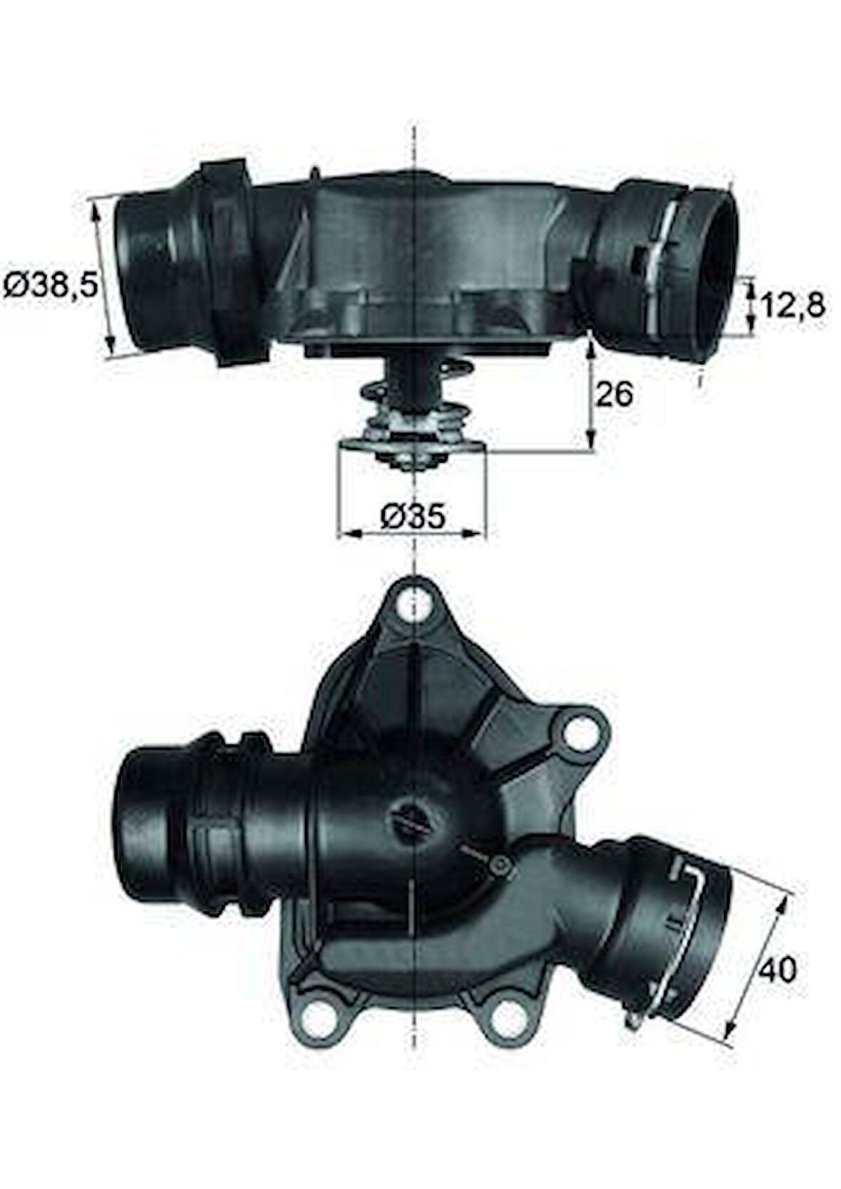 TERMOSTAT 88 BMW E38 E39 M57 D30