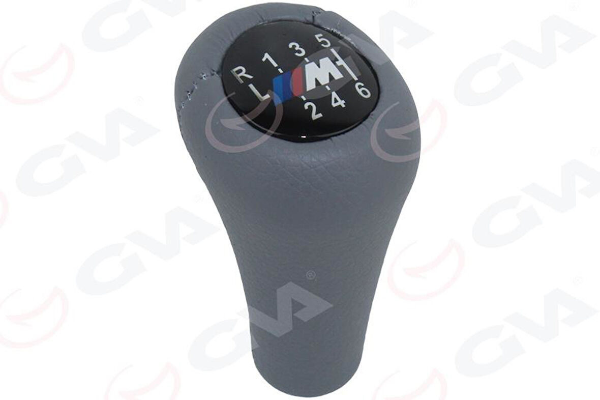 VİTES TOPUZU BMW M POWER 6 VİTES E30 E34 E36 E39 E46 E60 E90 E92 GRİ DERİ