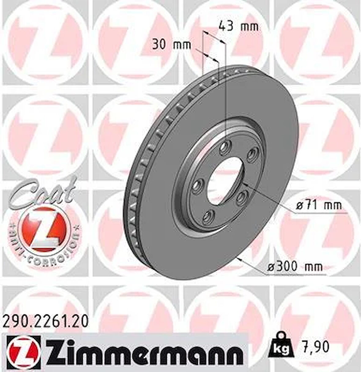 ÖN FREN AYNASI JAGUAR STYPE 2.7D 04-07 3.0V6 1999-2007 4.0 V8 99-02 4.2 V8 02-07 300x30x5DL 986478778-DF4105