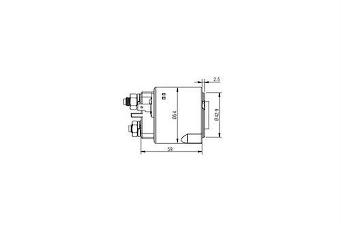 MARŞ OTOMATİĞİ ELEKTROMANYETİK D7E1 CLIO III-MODUS 1.2 16V 05 -TWNG