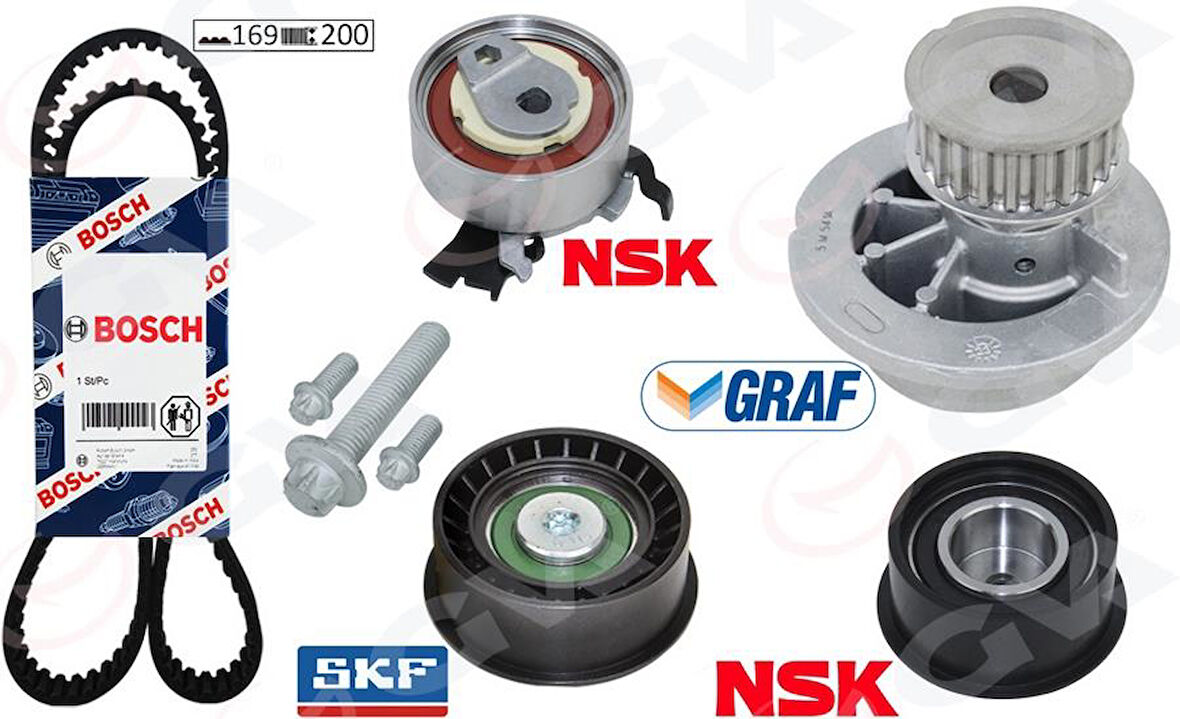 DEVİRDAİMLİ EKSANTRİK GERGİ KİTİ ASTRA F-CORSA B-VECTRA B 1.4i-1.6i-1.8i 16V X14XE-X16XEL-X18XE