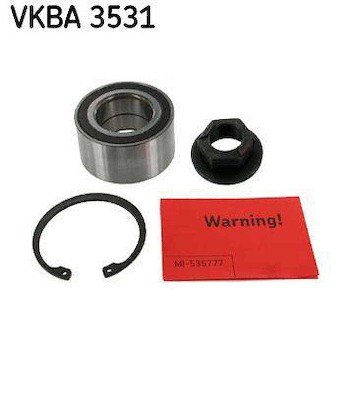ÖN TEKER RULMANI FIESTA V 01 FOCUS 98 04 FUSION 02 12 COURIER 14 KA III 16 ECOSPORT 13 MAZDA 2 07 15 KIT ABS LI 38.993x72x37 BAH-0106DX
