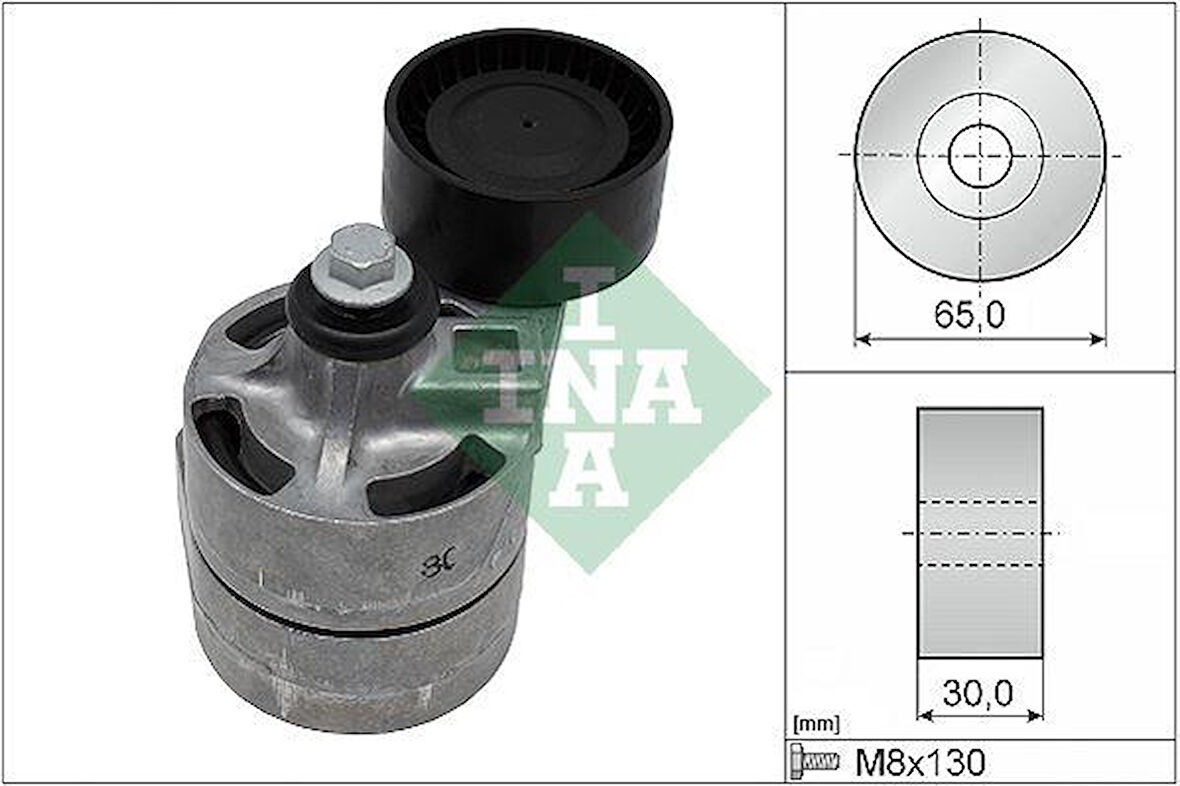 ALTERNATÖR GERGİ RULMANI KÜTÜKLÜ TRANSIT V348 2.4 TDCI 3.2 200PS 06 11