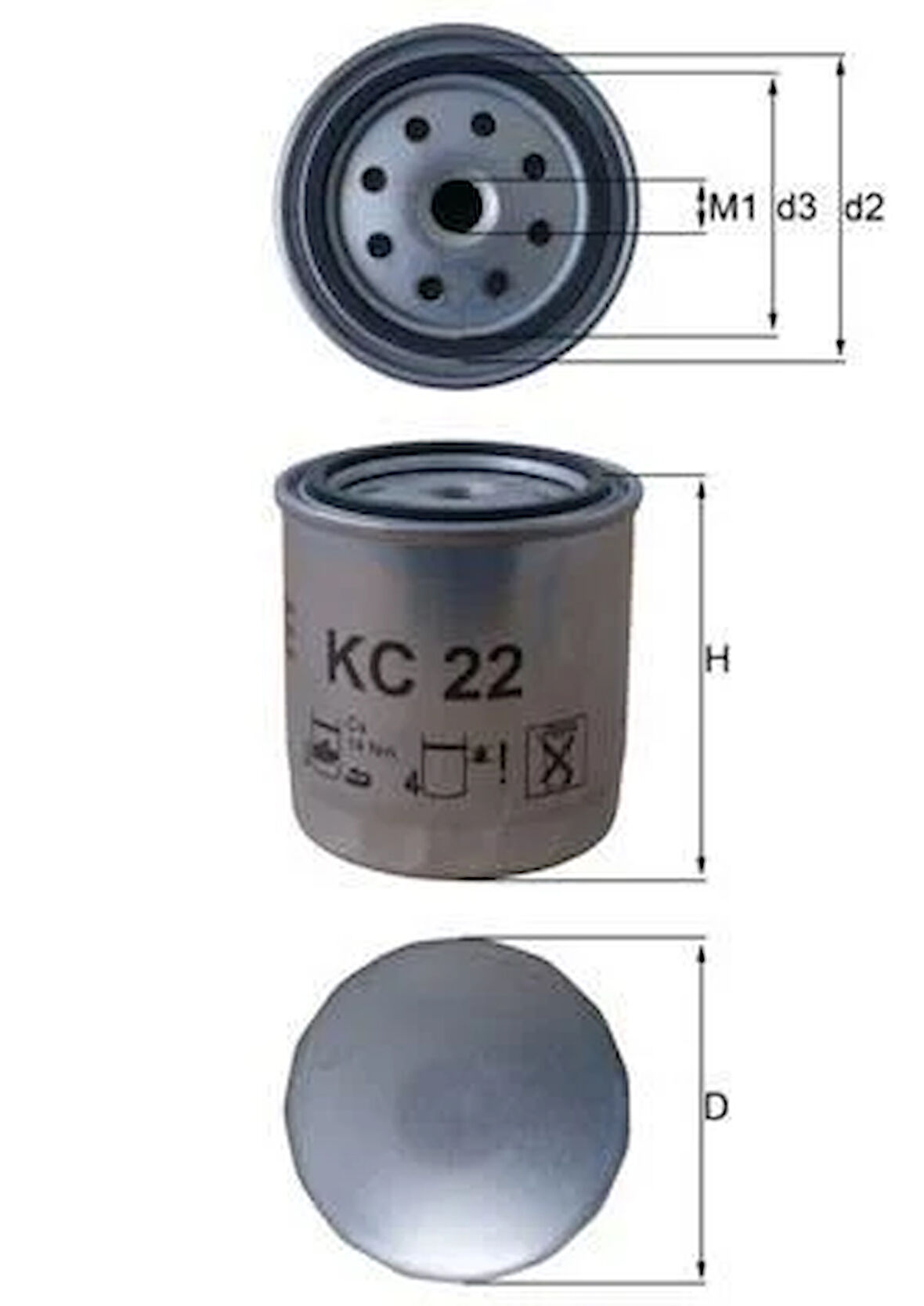 YAKIT FILTRESI MERCEDES OM615 OM616 OM617 W123 S123 C123 W460