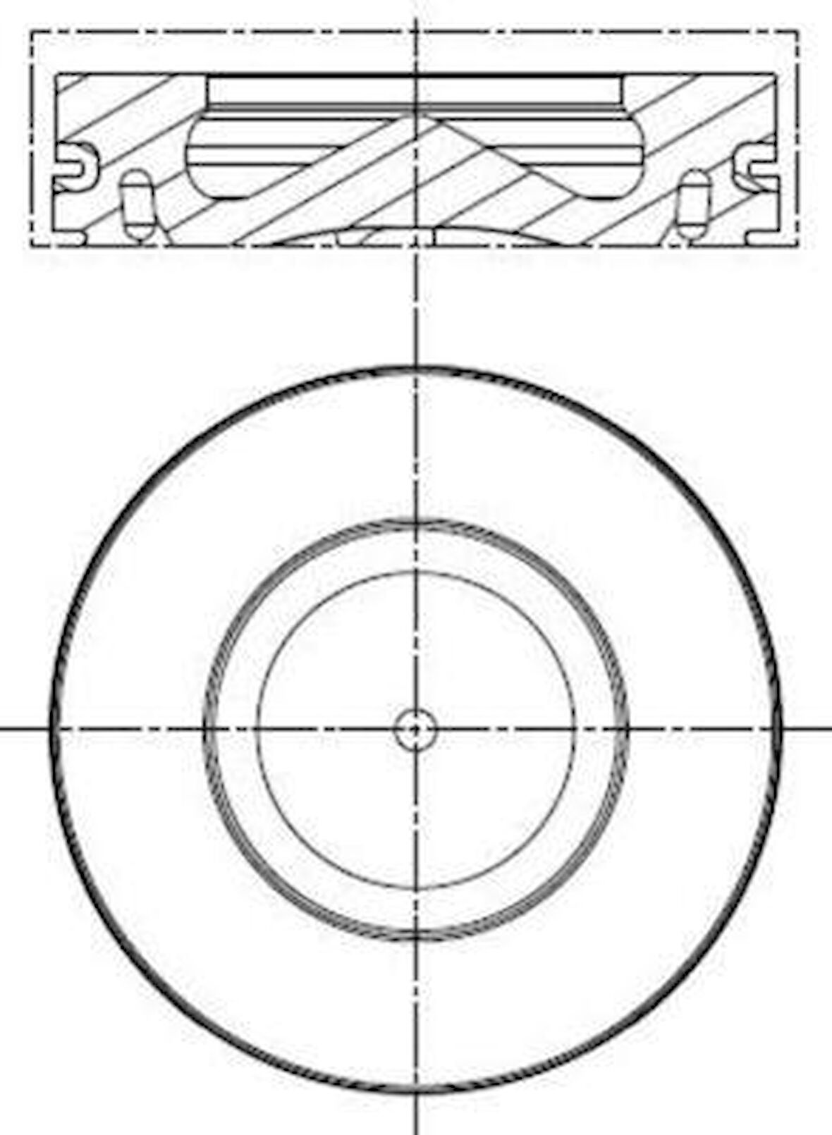 PISTON SEGMAN STD 84.00mm BMW E60 E87 E90 E92 E93 F10 F20 F30 F32 F33 F34 F36 E83 E84 F25 F15 MINI R55 R61