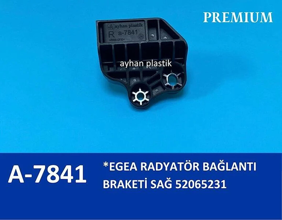 RADYATÖR BAĞLANTI BRAKETİ SAĞ EGEA 21.5 X 19 CM POŞET