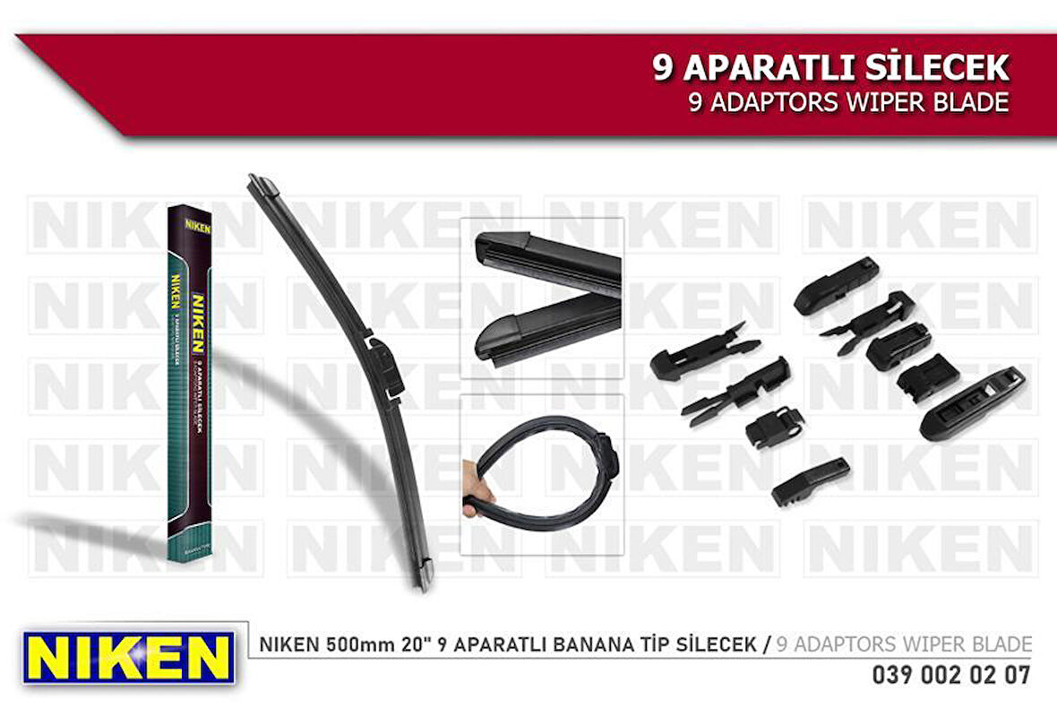 SİLECEK 500mm 9 APARATLI MUZ BANANA TİP