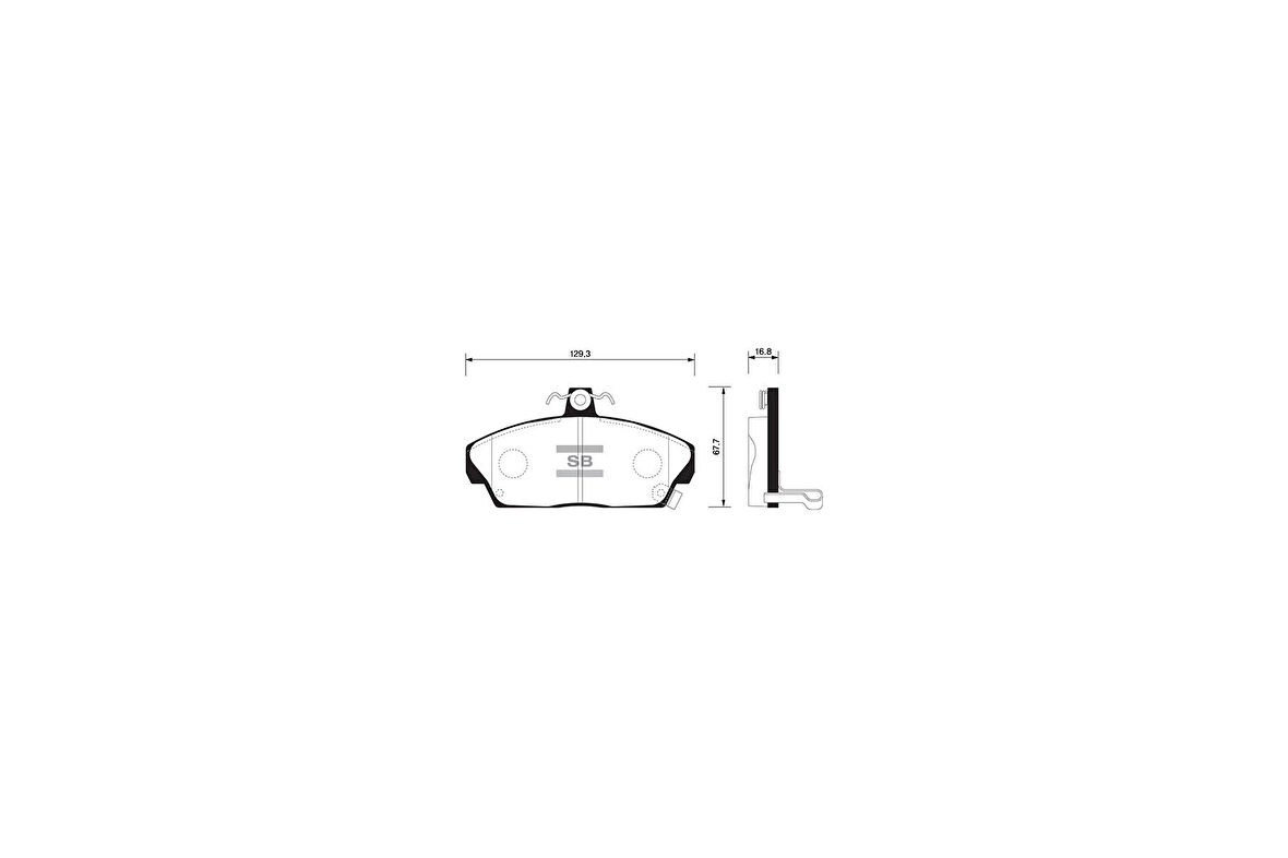 ÖN FREN BALATA HONDA CIVIC 1.6L D16 VTEC VTI 01-05 / 1.6L D16A Euro 96-99