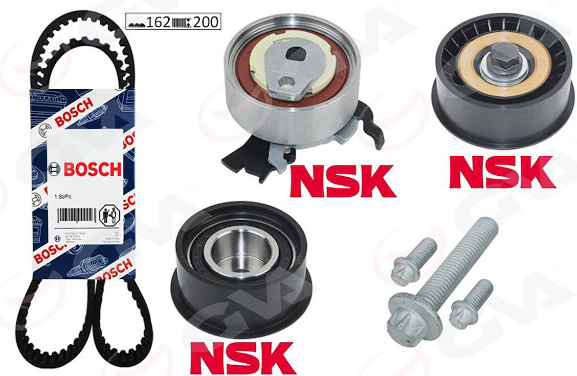 EKSANTRİK GERGİ KİTİ 162x200 ASTRA G-CORSA C-VECTRA C-MERIVA A-ZAFIRA A 1.4-1.6-1.8 16V Z16XE-Z14XE 95518060-1629094-1606306-95516735