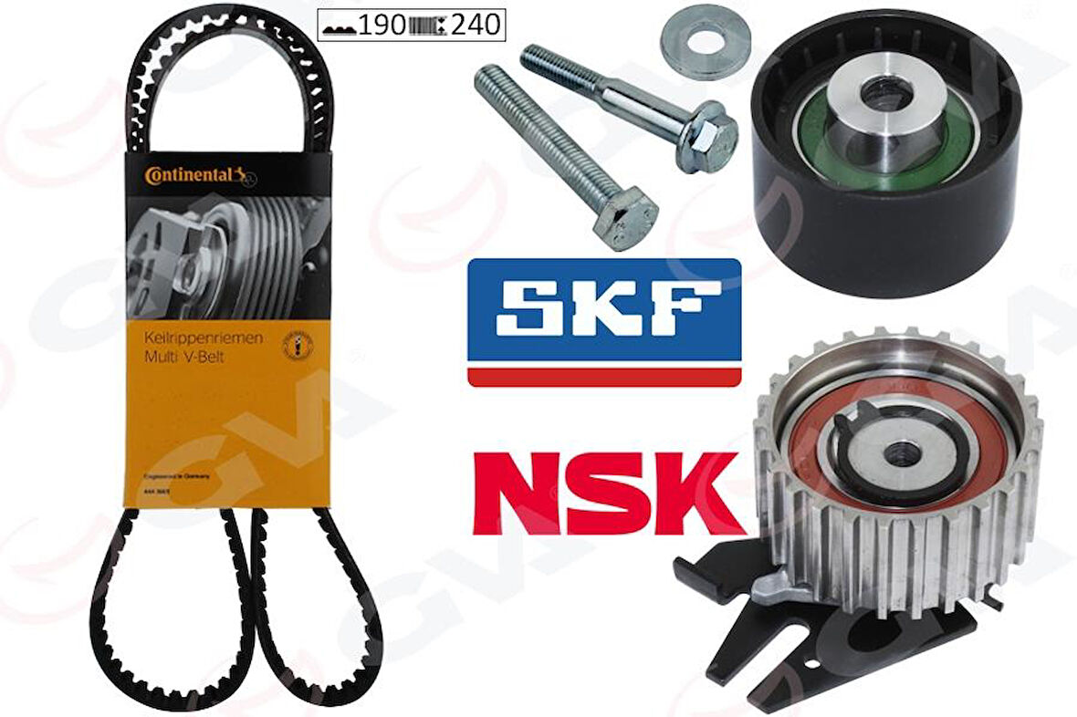 EKSANTRİK GERGİ KİTİ 190x240 BRAVA 96-01 -BRAVO 96 DOBLO 01 MAREA 99-02 -IDEA 04 1.9JTD K055500XS