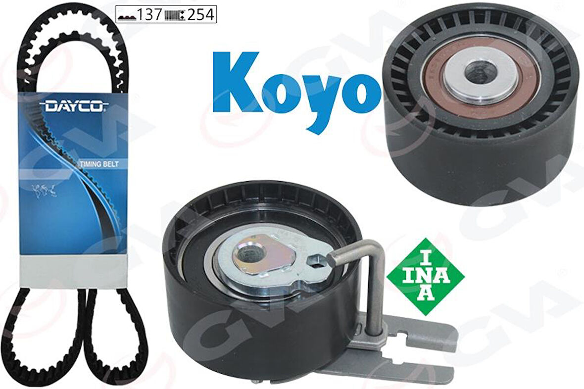 EKSANTRİK GERGİ KİTİ P206-P207-P307-P308-P407-P3008-EXPERT-PARTNER-BERLINGO-JUMPY-C2-C3-C4-C5- XSARA-FOCUS II-FIESTA V-VI VOLVO S40-C30-V50-FIAT SCUDO EURO4 1.6 HDI-TDCİ