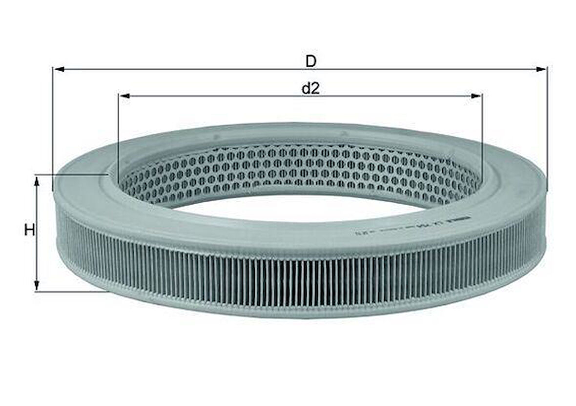 HAVA FILTRESI MERCEDES M102 W201 W124 S124