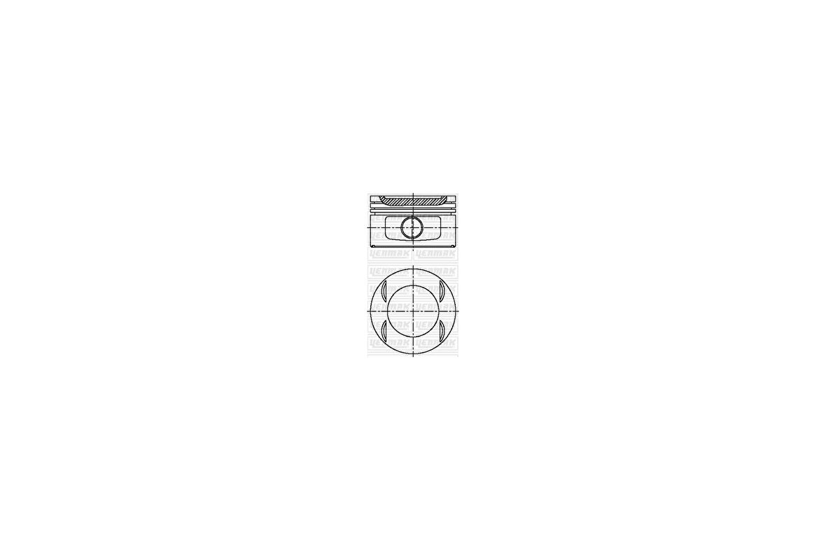 x MOTOR PİSTON SEGMAN STD P406-P806-P605 R-P306-XSARA-XANTIA-XM II 2.0 16V XU10J4R 86mm