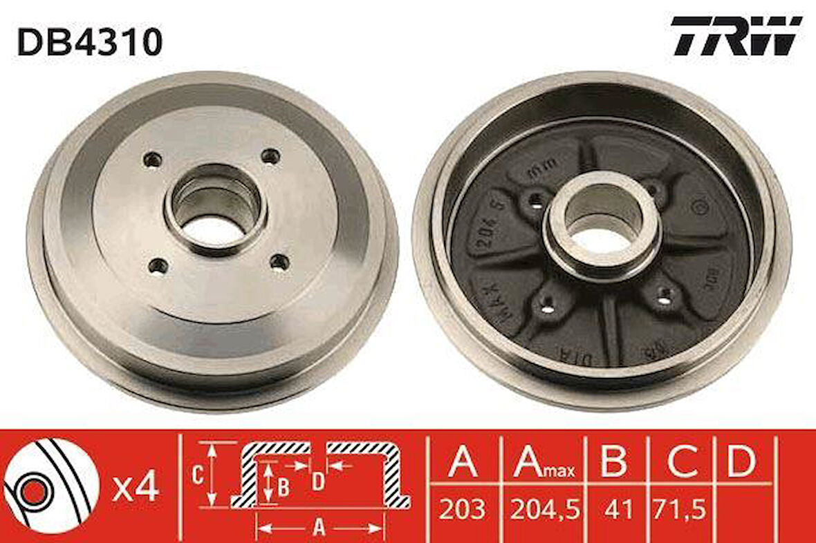 ARKA FREN KAMPANASI C2-C3-C3 II-C3 PLURIEL-P206-P206 T3E -P1007 1.1-1.2-1.4HDI-1.6HDI 03 ABS SİZ P301-P208-C3 III-DS3-C4 CACTUS-C-ELYSEE DV6DTED EURO5 MOTOR 203 42 ABS Lİ / ABS SİZ